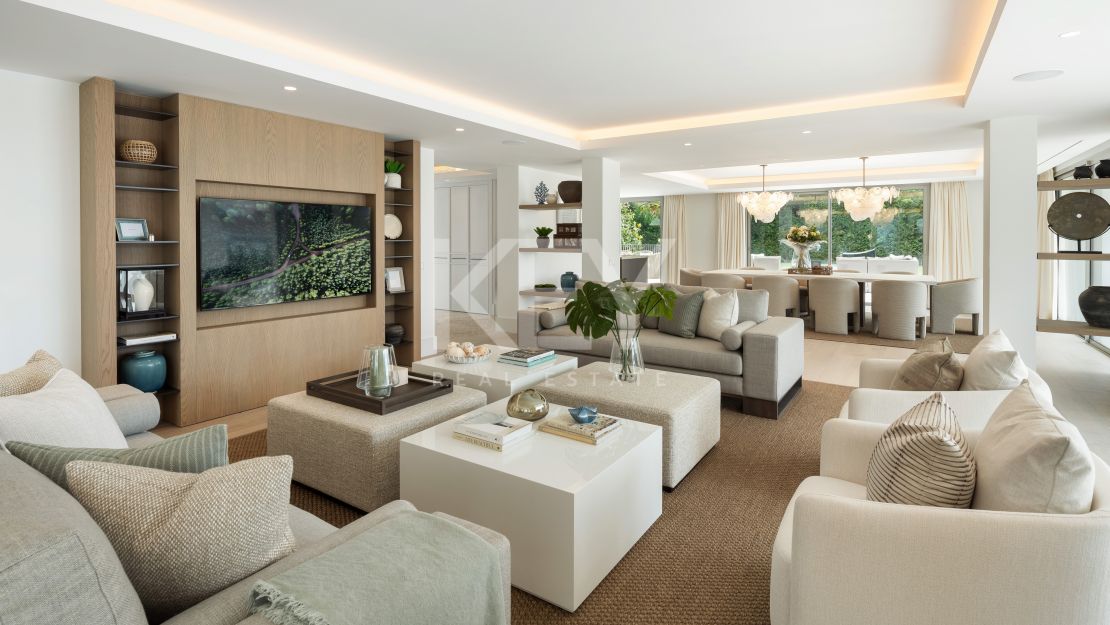 Nueva villa con pista de tenis en Rocío de Nagüeles, Marbella Milla de Oro