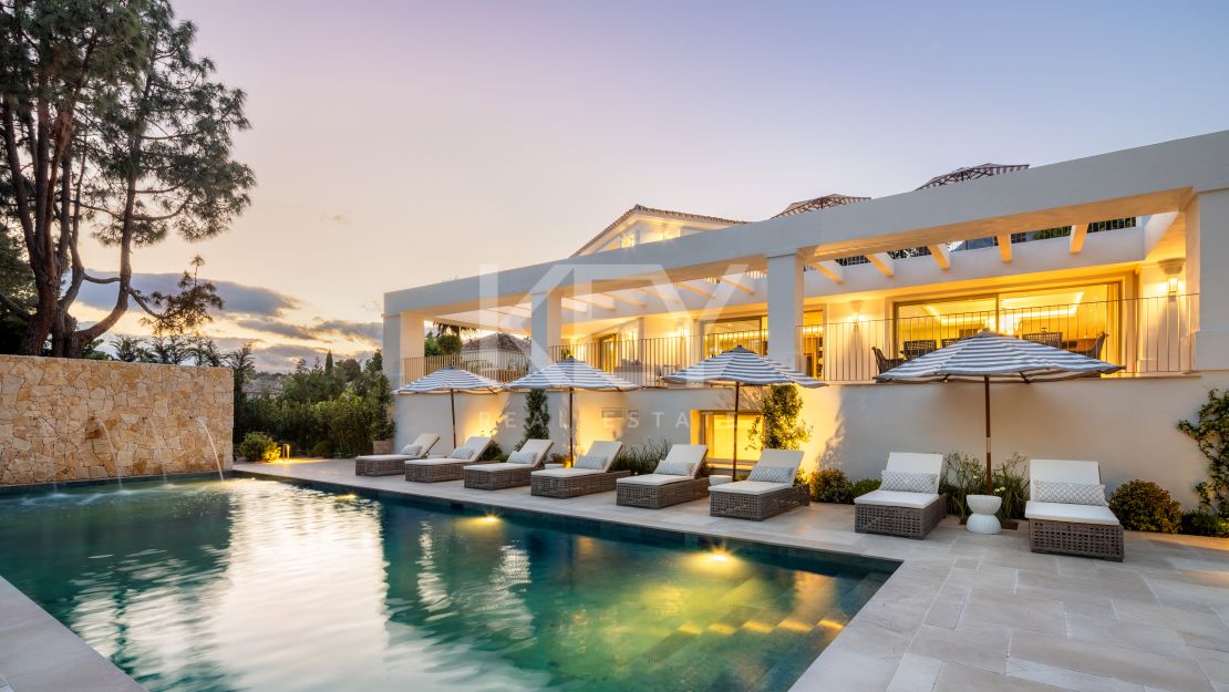 Nueva villa con pista de tenis en Rocío de Nagüeles, Marbella Milla de Oro