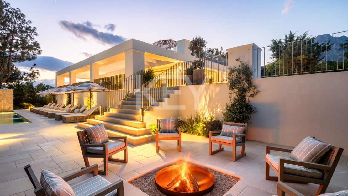 Nueva villa con pista de tenis en Rocío de Nagüeles, Marbella Milla de Oro