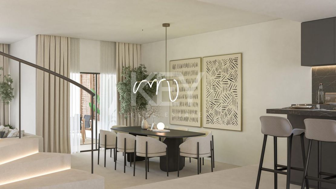 Refined Townhouse on frontline golf in La Quinta, Benahavis