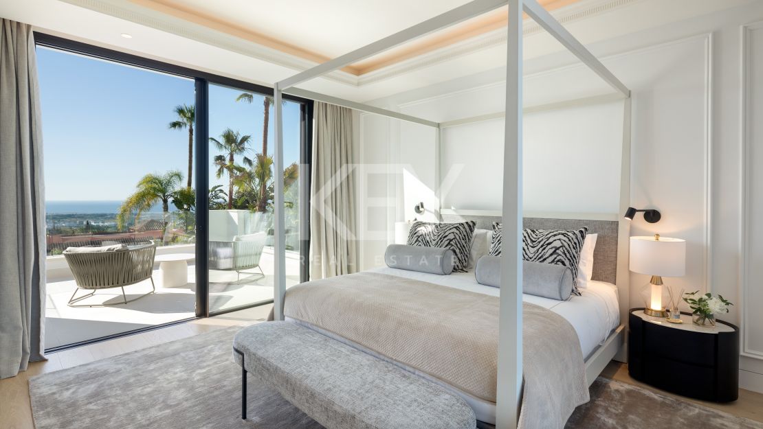 Vistas panorámicas y diseño refinado: Villa en Monte Halcones, Benahavís