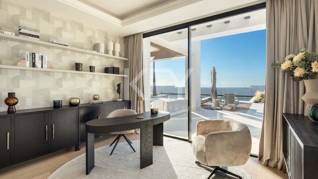 Vistas panorámicas y diseño refinado: Villa en Monte Halcones, Benahavís