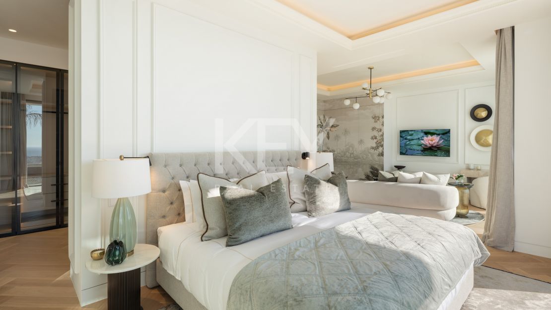 Vistas panorámicas y diseño refinado: Villa en Monte Halcones, Benahavís