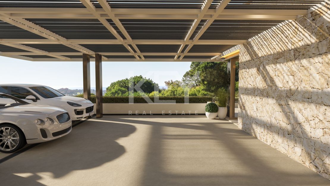 Brand new frontline golf Villa with panoramic views in La Quinta Golf, Benahavís