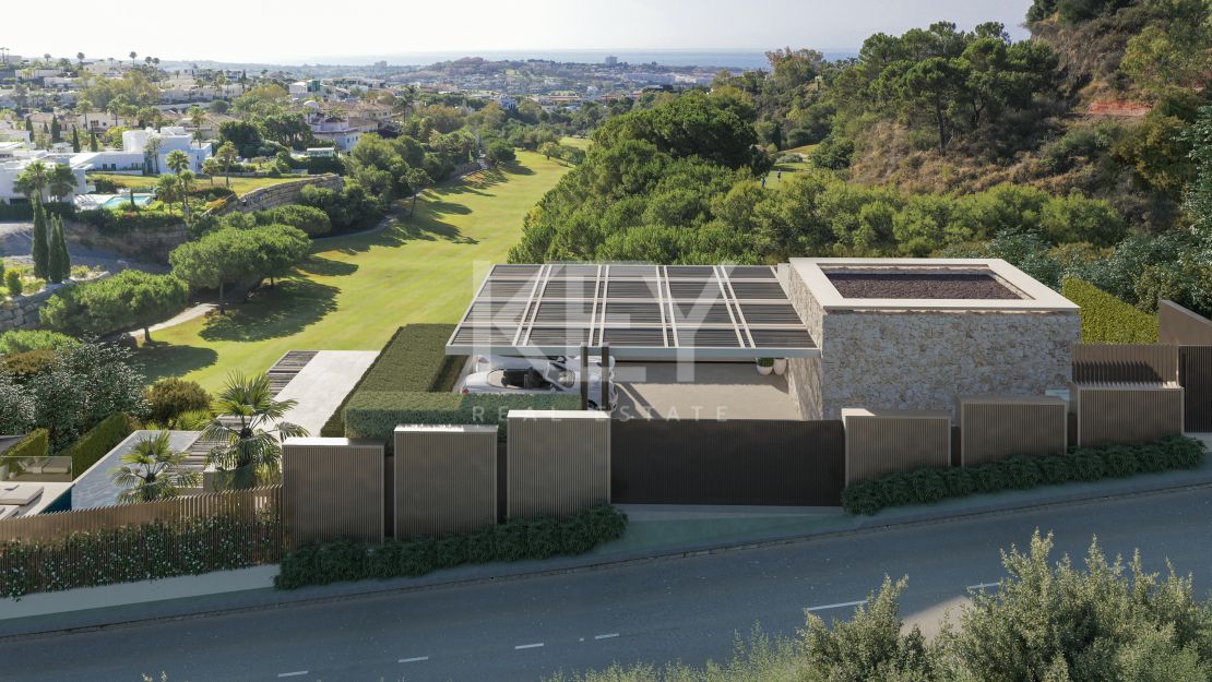 Brand new frontline golf Villa with panoramic views in La Quinta Golf, Benahavís