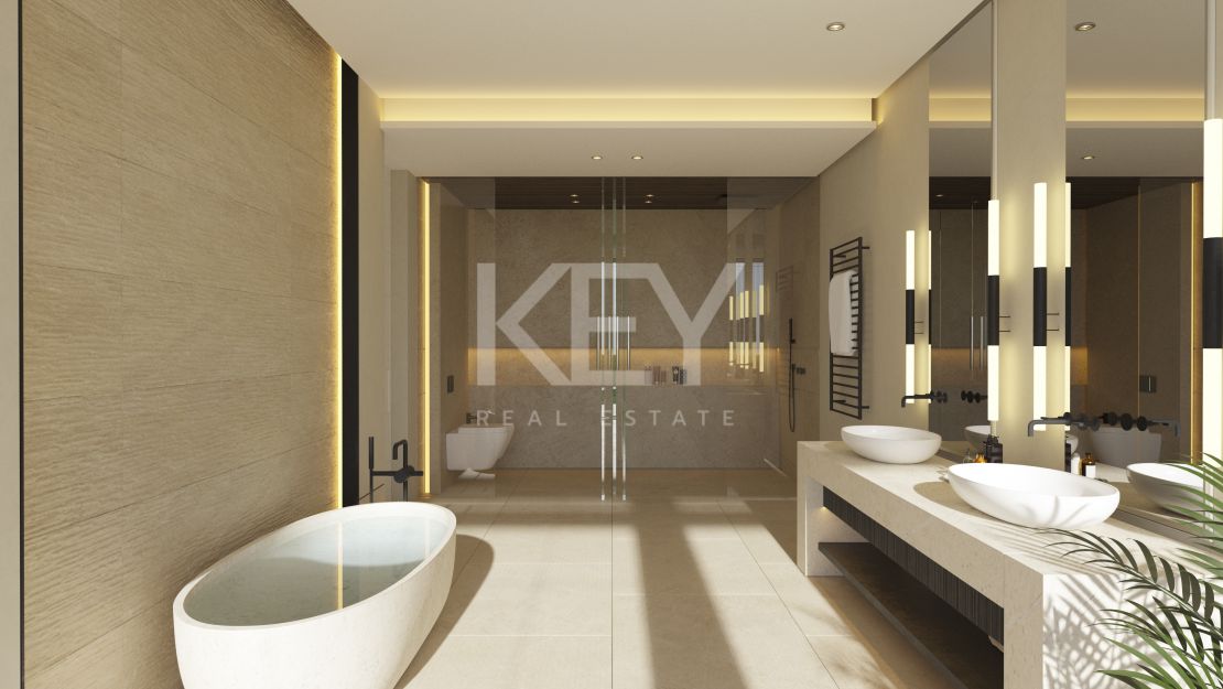 Brand new frontline golf Villa with panoramic views in La Quinta Golf, Benahavís