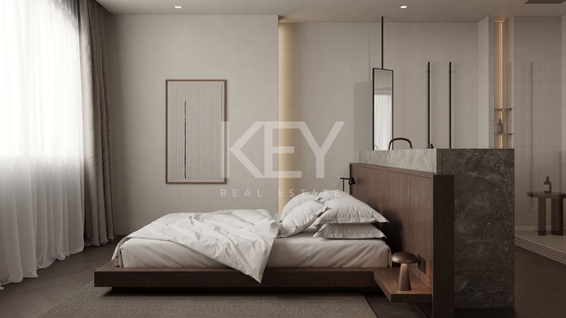 Sophisticated four-bedroom Penthouse with sea & mountain views in La Cerquilla, Nueva Andalucía