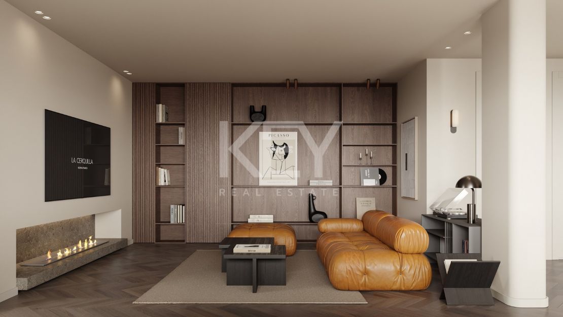 Sophisticated four-bedroom Penthouse with sea & mountain views in La Cerquilla, Nueva Andalucía