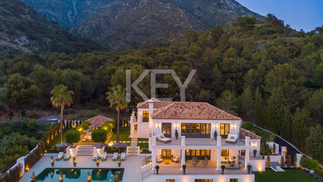 Increíble villa de lujo con vistas al mar en Sierra Blanca, Milla de Oro