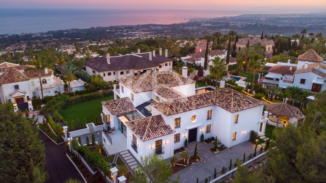 Increíble villa de lujo con vistas al mar en Sierra Blanca, Milla de Oro
