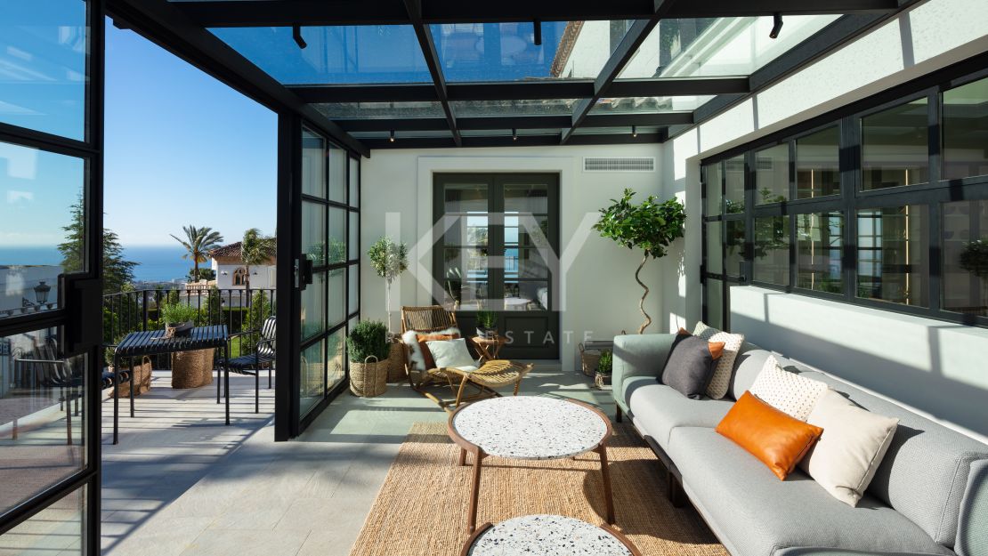 Increíble villa de lujo con vistas al mar en Sierra Blanca, Milla de Oro