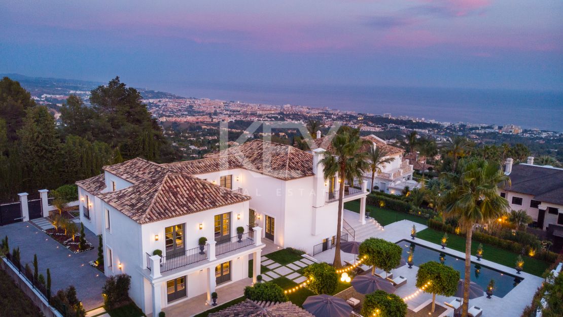 Increíble villa de lujo con vistas al mar en Sierra Blanca, Milla de Oro