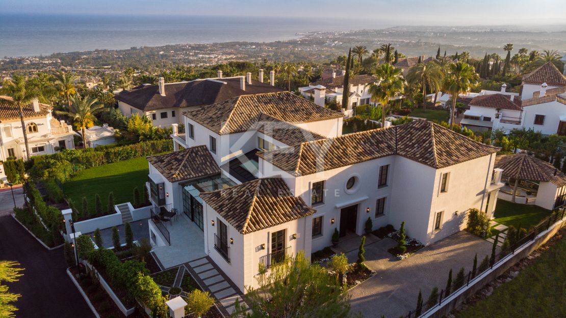 Increíble villa de lujo con vistas al mar en Sierra Blanca, Milla de Oro