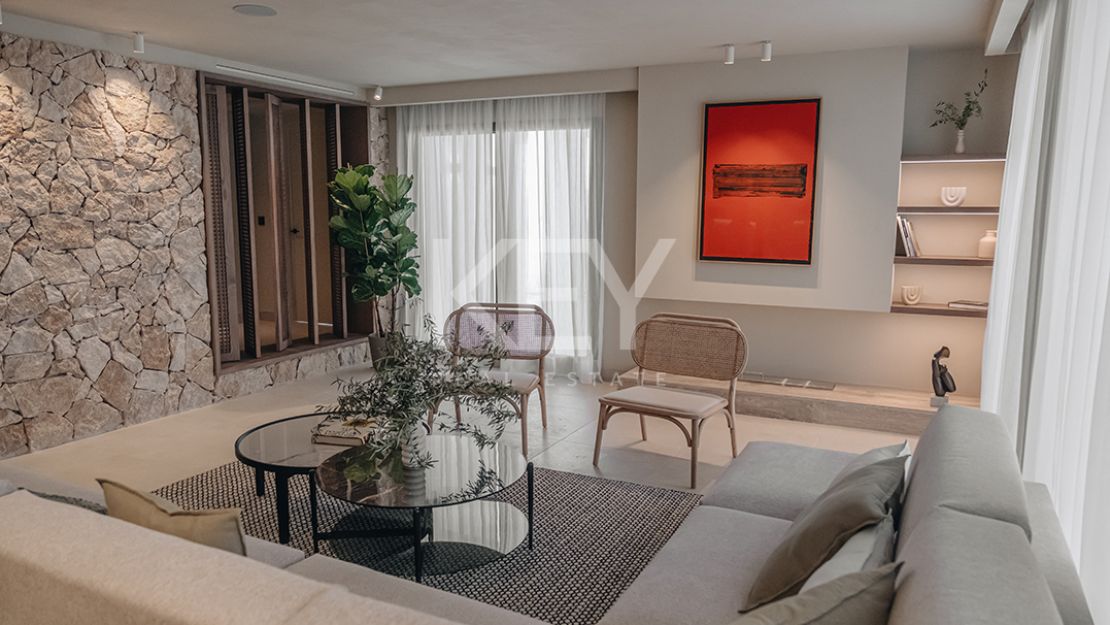Nueva villa de estilo moderno en alquiler a corto plazo en Puerto Banús, Marbella