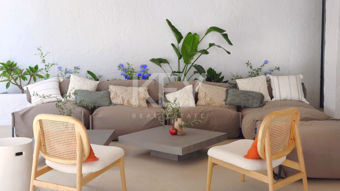 Nueva villa de estilo moderno en alquiler a corto plazo en Puerto Banús, Marbella