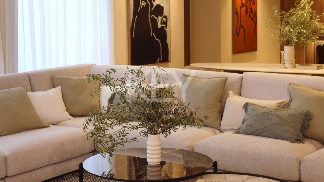 Nueva villa de estilo moderno en alquiler a corto plazo en Puerto Banús, Marbella