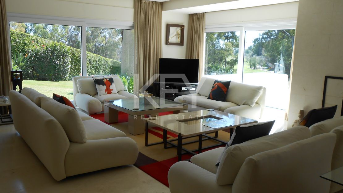 Villa Chantal: a Modern Frontline Golf Villa in La Cerquilla, Nueva Andalucia