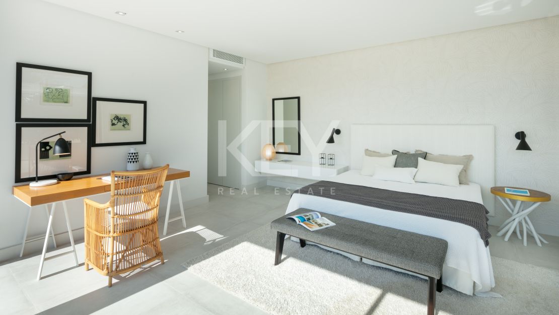 New built modern villa next to the beach in Guadalmina Baja, Estepona