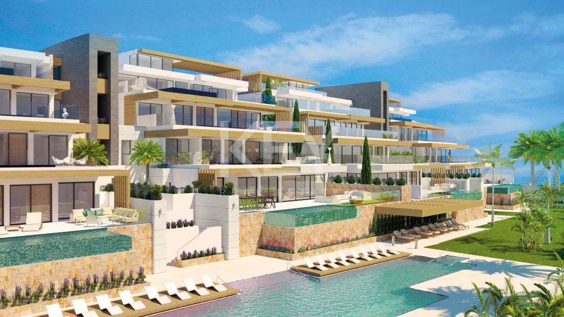 Luxury apartments with private pool in Benahavis
