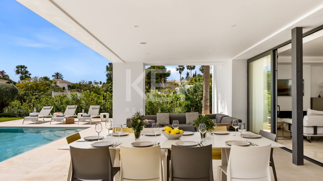 Villa Aurora exclusiva villa moderna minimalista en alquiler en El Paraíso, Estepona