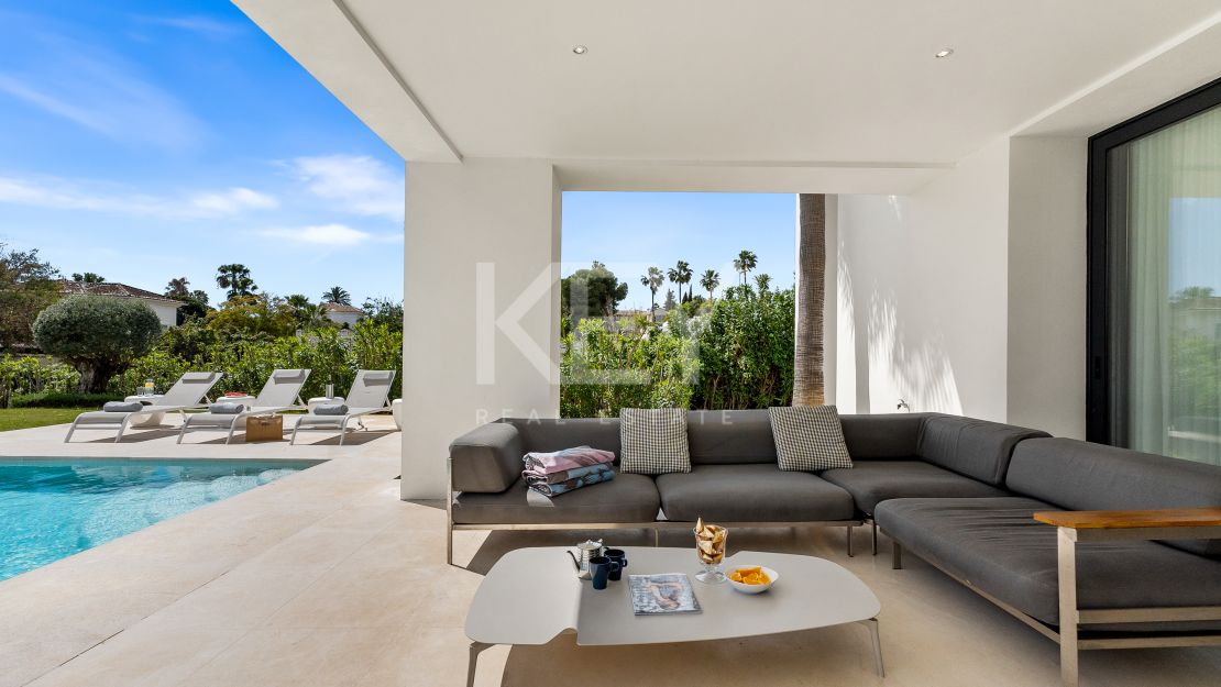 Villa Aurora exclusiva villa moderna minimalista en alquiler en El Paraíso, Estepona