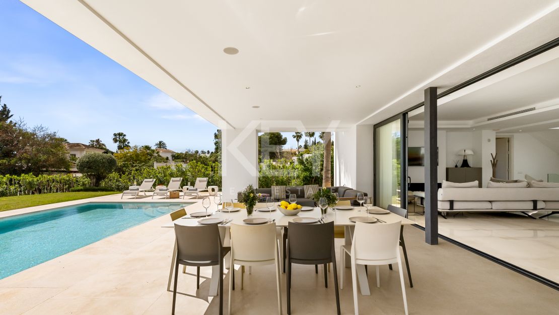 Villa Aurora exclusiva villa moderna minimalista en alquiler en El Paraíso, Estepona