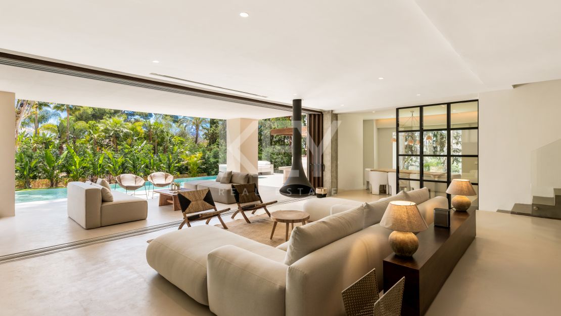 Villa de lujo cerca de la playa para alquiler de corta temporada en Los Monteros, Marbella