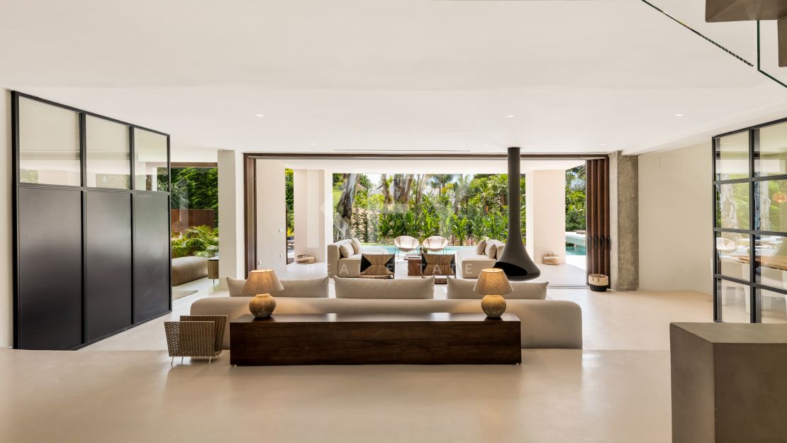 Villa de lujo cerca de la playa para alquiler de corta temporada en Los Monteros, Marbella