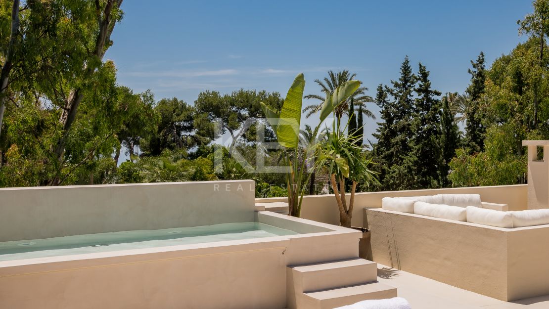 Villa de lujo cerca de la playa para alquiler de corta temporada en Los Monteros, Marbella