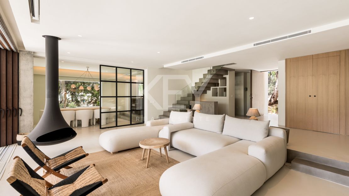 Villa de lujo cerca de la playa para alquiler de corta temporada en Los Monteros, Marbella