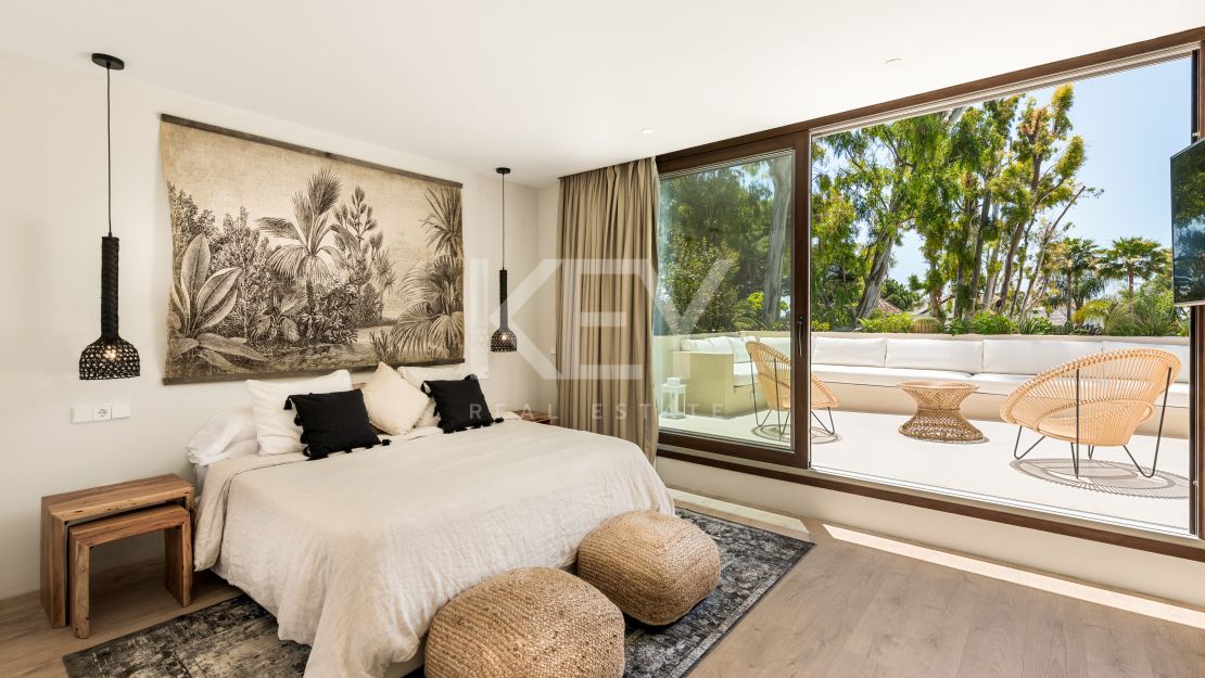 Villa de lujo cerca de la playa para alquiler de corta temporada en Los Monteros, Marbella