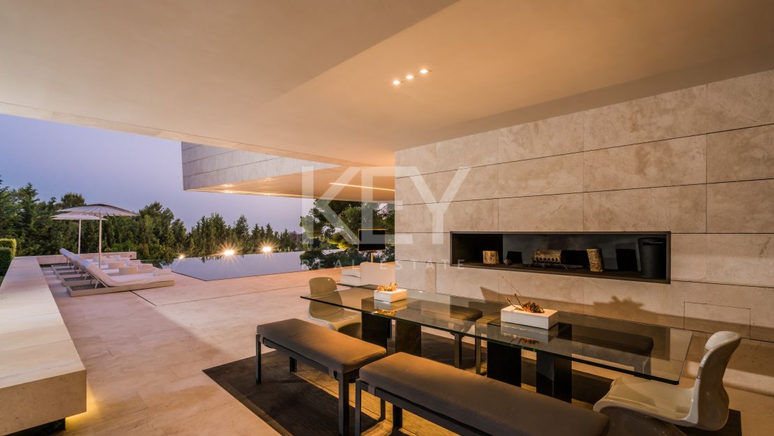 Villa Monet: increíble villa contemporánea con vistas al mar en Golden Mile, Marbella