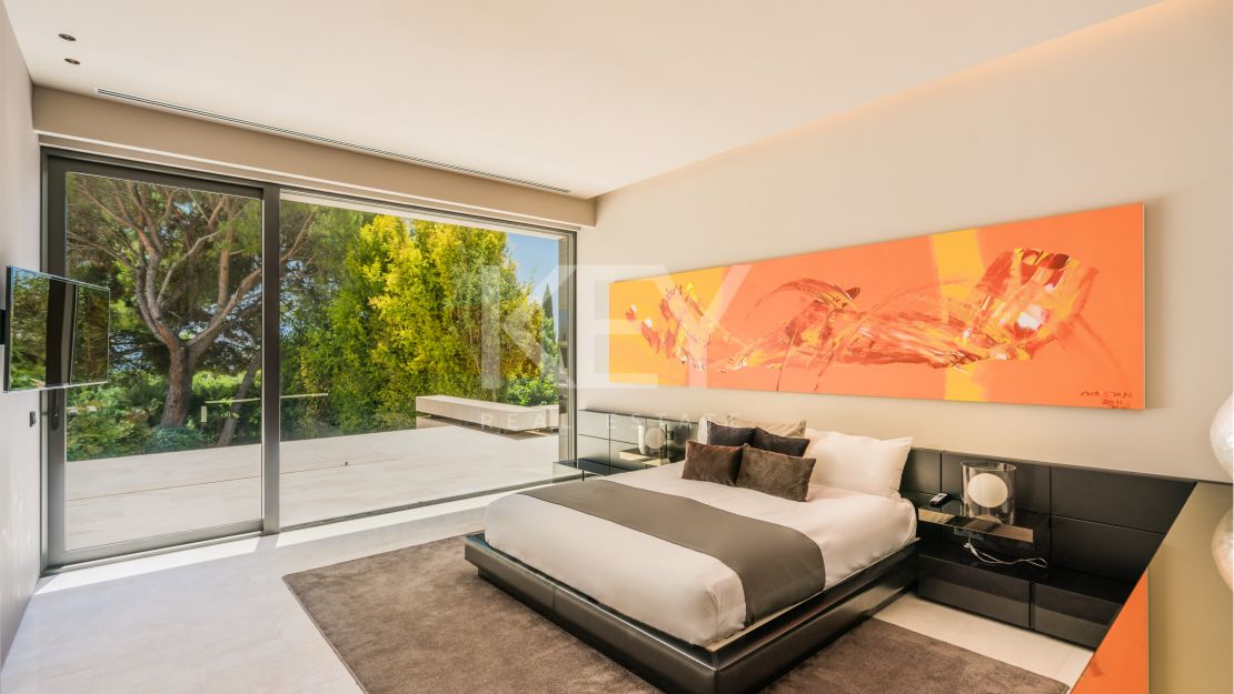 Villa Monet: increíble villa contemporánea con vistas al mar en Golden Mile, Marbella