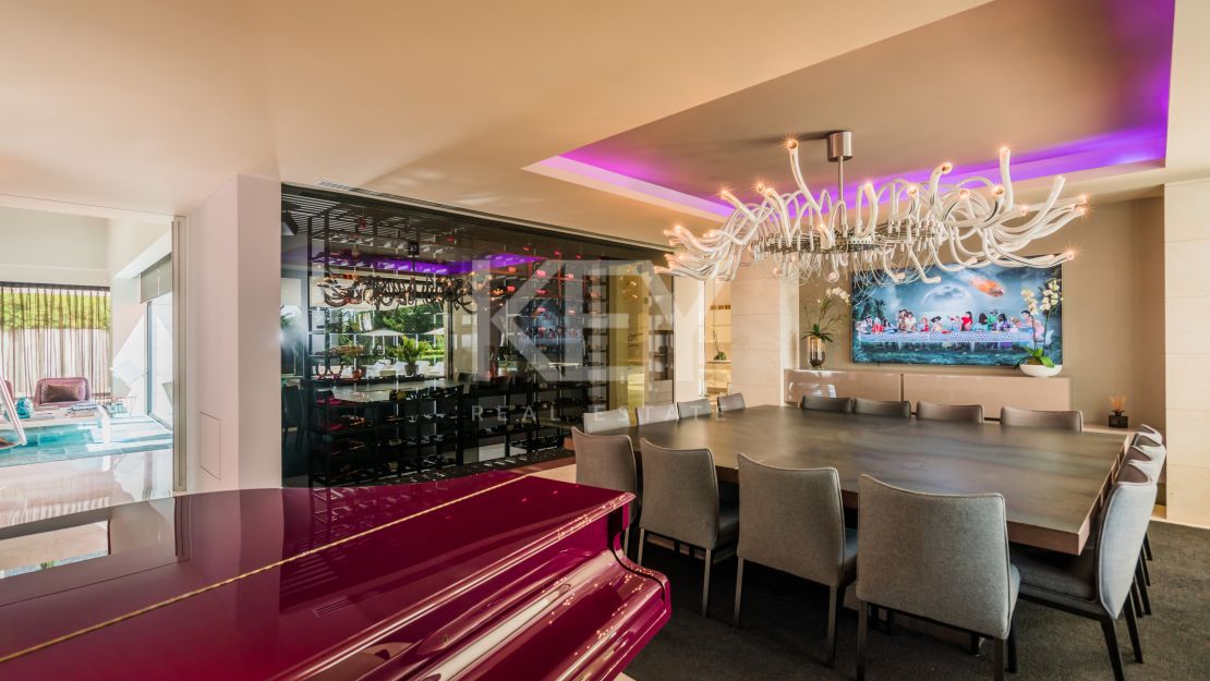 Villa Monet: increíble villa contemporánea con vistas al mar en Golden Mile, Marbella