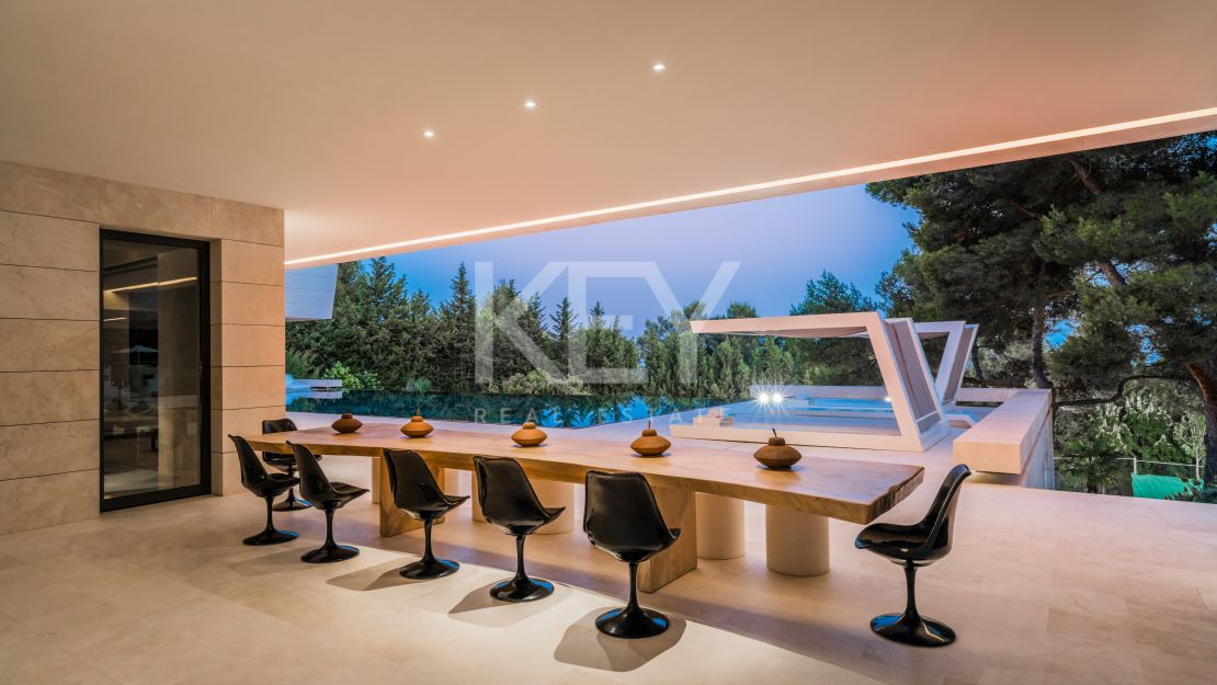 Villa Monet: increíble villa contemporánea con vistas al mar en Golden Mile, Marbella