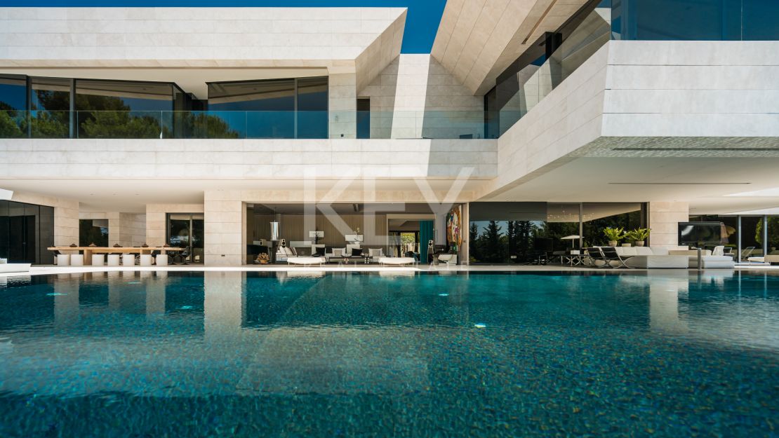 Villa Monet: increíble villa contemporánea con vistas al mar en Golden Mile, Marbella