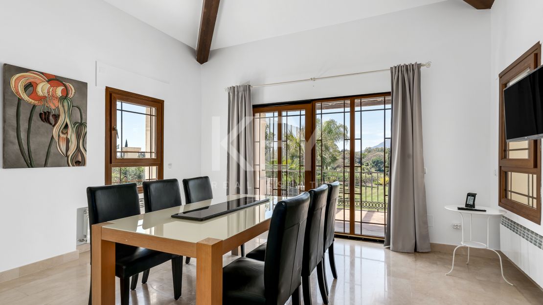 Villa Sofia: beautiful villa for short term rental in front line golf in Los Flamingos, Benahavis.