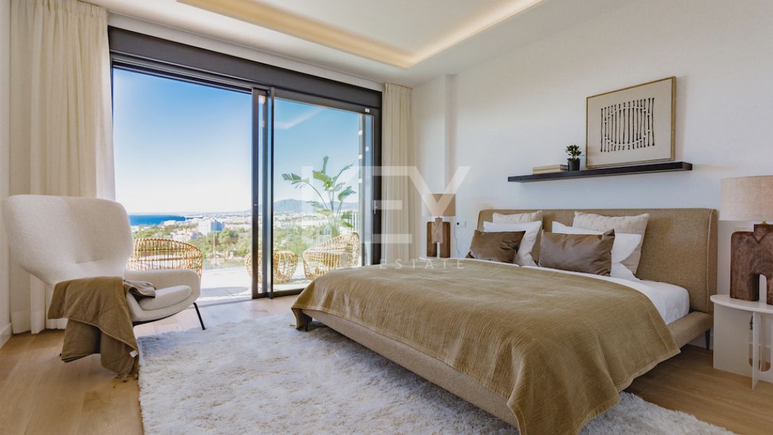 Fantástica villa adosada con impresionantes vistas en Río Real, Marbella