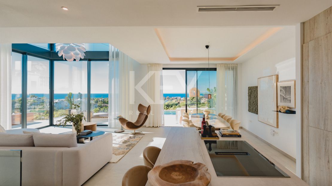 Fantástica villa adosada con impresionantes vistas en Río Real, Marbella
