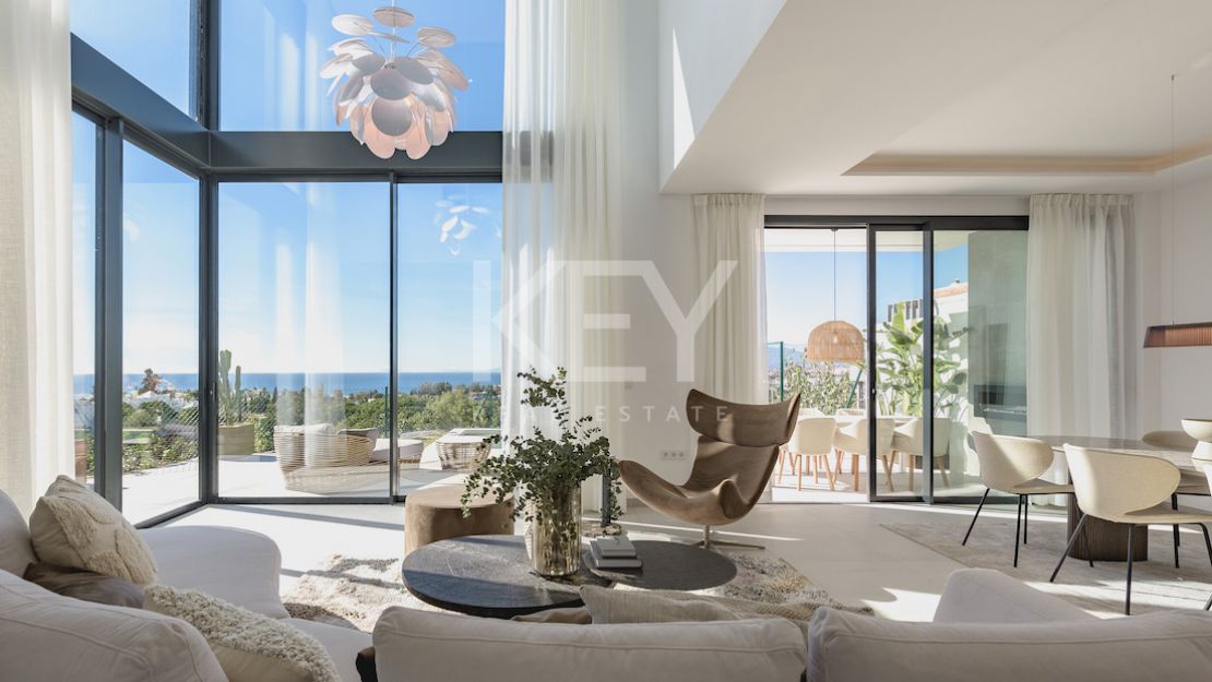 Fantástica villa adosada con impresionantes vistas en Río Real, Marbella