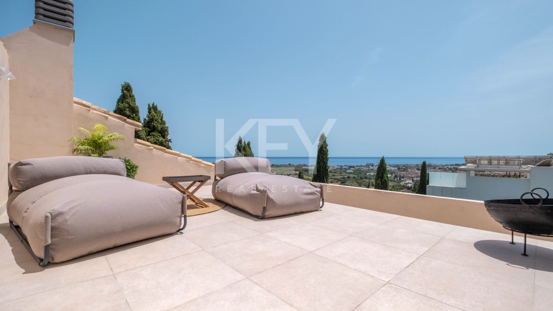 Modern Mediterranean Villa with sea views in Paraiso Alto, Benahavís