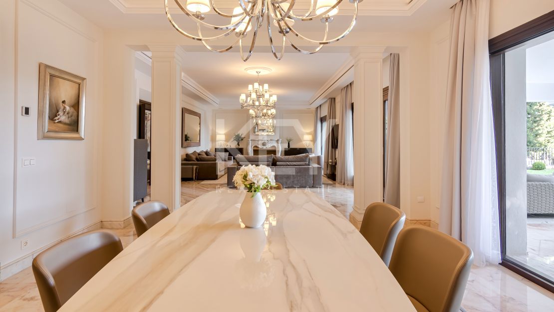Villa Eloise: luxury holiday rentals with sea views in Golden Mile, Marbella