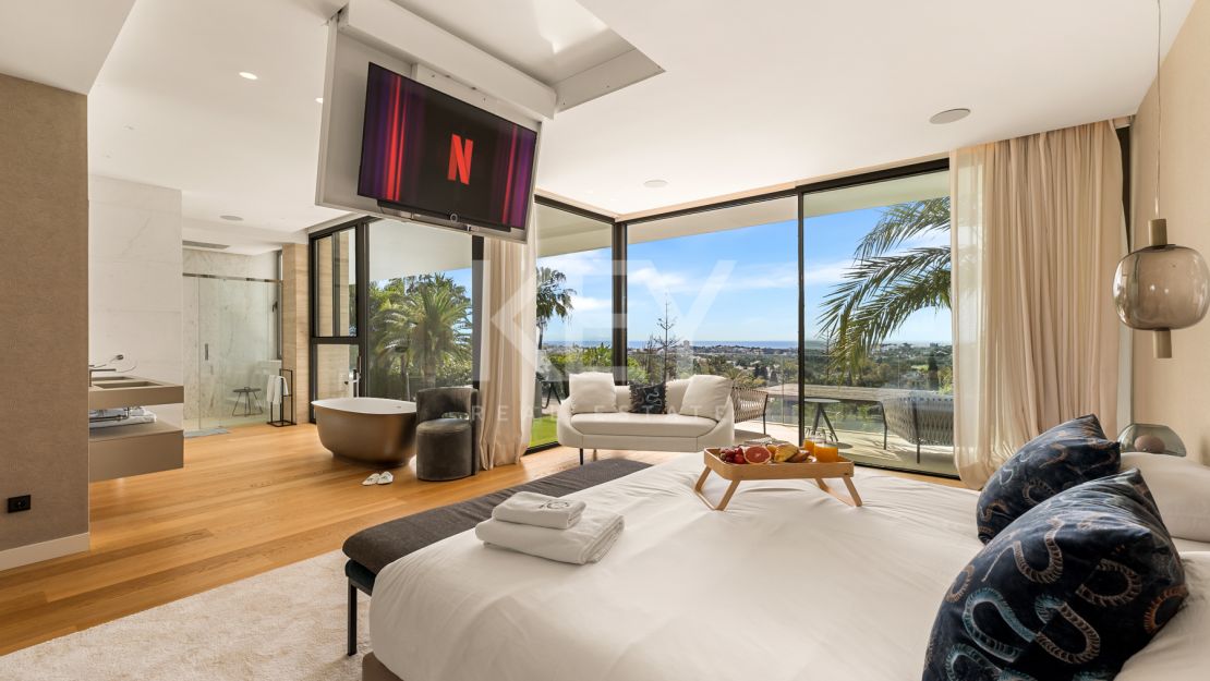 Villa Venere: A Modern villa for rent in the prestigious location in La Cerquilla, Nueva Andalucia, Marbella