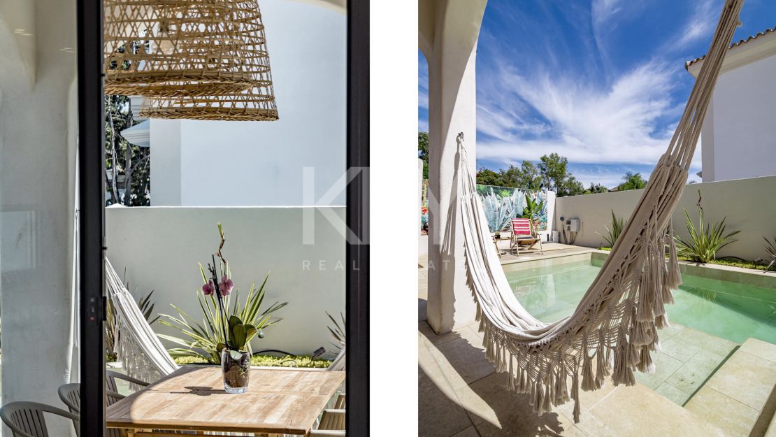Villa Venice Beach: beachside villa in Golden Mile, Marbella