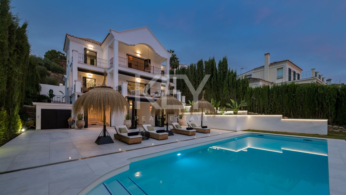 Newly renovated modern Villa for sale and holiday rental in Benahavis