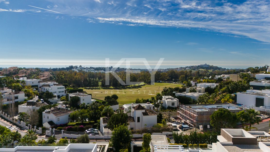 La Alquería 16 - villa de lujo moderna con impresionantes vistas al golf y al mar en La Alquería, Benahavís