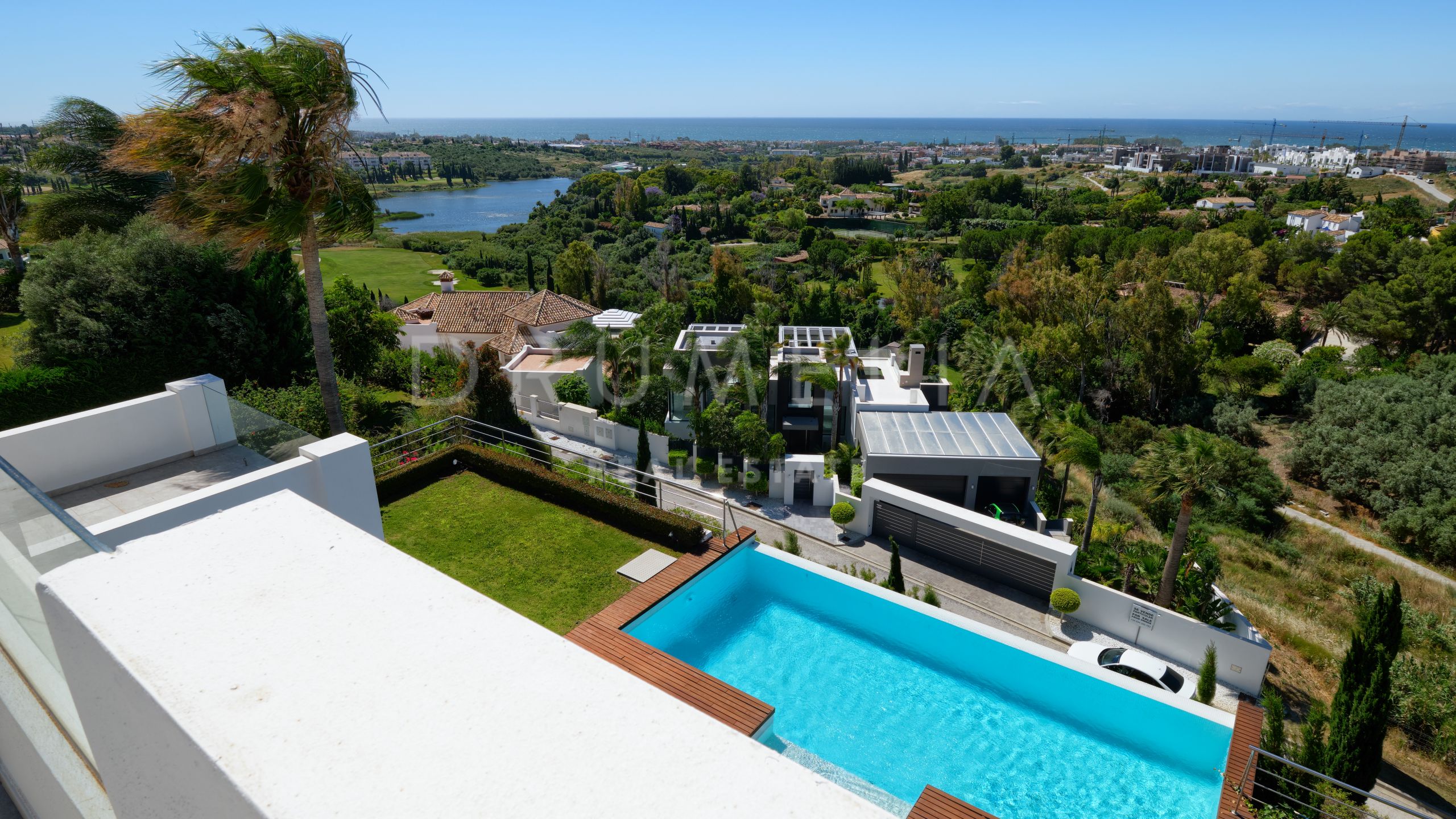 Villa Contempor Nea Con Vistas Al Mar En Los Flamingos Golf