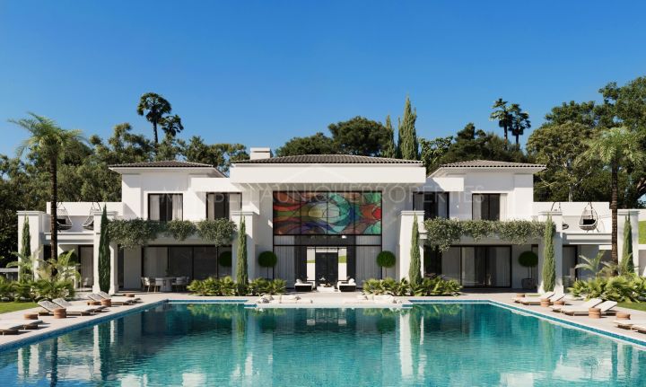 Luxury villa project in Los Flamingos Golf, Benahavis