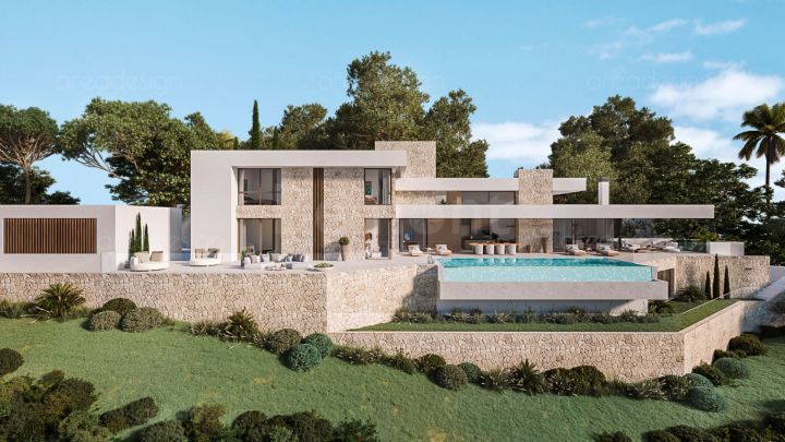 Modern villa with panoramic views for sale in La Cala Golf, Spain