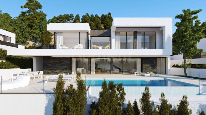 New build villa with spectacular sea views for sale in La Reserva de Alcuzcuz, Marbella West